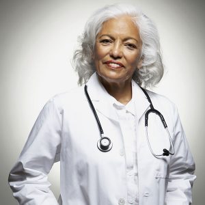 Senior female doctor